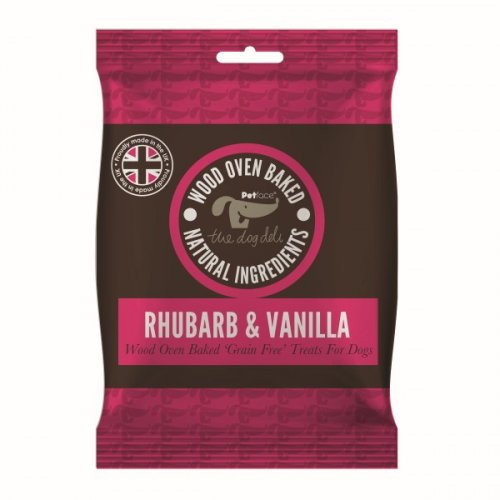 The Dog Deli Grain Free Baked Treats - Rhubarb & Vanilla