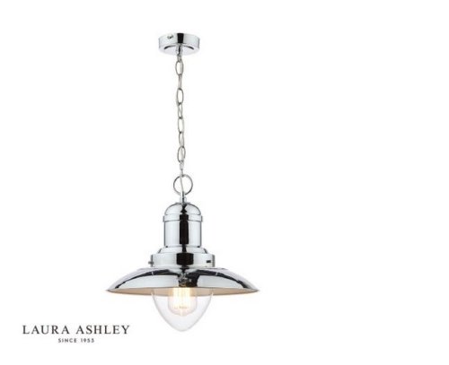 Laura Ashley Corbridge Pendant Polished Chrome