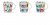 Dunoon Cairngorm Shape Fine Bone China Mug Bright Bunch - Assorted