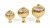 Polished Brass Spiral Cabinet Knob - Medium