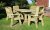 Churnet Valley Ergo 8 Seater Table Set - 2 Chairs & 2 Benches