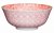 kitchencraft glazed stoneware bowl red damask 15.5x7.5cm