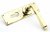 Aged Brass Avon Lever Euro Set