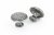 Pewter Hammered Cabinet Knob - Large