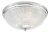 Dar Arbor 3lt Flush Polished Chrome & Glass IP44