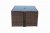 Nevada 4 Seater Cube Set - Brown