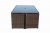 Nevada 6 Seater Cube Set - Brown