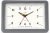 Acctim Drake Sweep Alarm Clock - Grey