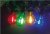Premier Decorations 10 Outdoor Connectable Festoon Party Lights A60 Bulbs - Multicoloured