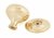 Polished Brass Mushroom Cabinet Knob 38mm