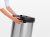 Brabantia 60 Litre Big Bin in Fingerprint Proof Matt Steel