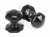 Black Octagonal Mortice/Rim Knob Set