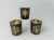 Giftware Trading Black & Gold Snowflake Votive 7 x 8cm - Assorted