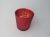 Giftware Trading Red Votive with Forest Design 7 x 8cm