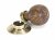 Rosewood & Aged Brass Beehive Mortice/Rim Knob Set