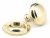 Polished Brass Round Centre Door Knob