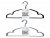 Habit Non Slip Plastic Coated Hangers 10pk - Assorted