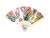 Summer Days Hand Folding Fan Decorative - Assorted