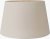 Pacific Lifestyle Coast Cream Calico Tapered Lampshade 40cm