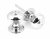 Polished Chrome 50mm Prestbury Mortice/Rim Knob Set