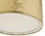 Dar Tino Easy Fit Pendant Shade Gold