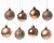 Premier Decorations Accents 24mm x 60mm Rose Gold Balls