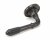 Aged Bronze Reeded Lever on Rose Set