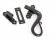 Black Locking Shepherd's Crook Fastener - RH