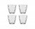 Ravenhead Essentials Disco 4 Mixer Glasses - 30cl