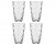 Essentials Disco Super 48cl Hiball Glasses - Pack of 4
