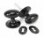 Black Oval Mortice/Rim Knob Set