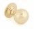 Polished Brass Ball Cabinet Knob 39mm