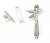 Polished Nickel Locking Reeded Fastener