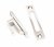 Polished Nickel Locking Reeded Fastener