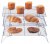 Apollo Housewares Chrome Cake Rack Set of 3 Stackable