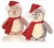 Premier Decorations Plush Penguin with Santa Hat 19cm - Assorted