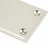 Polished Nickel 300mm Art Deco Fingerplate