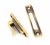 Aged Brass Locking Reeded Fastener