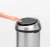 Brabantia 60lt Touch Bin - Brilliant Steel w/Matt Black Lid