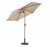 Royalcraft Ivory 2.5M Woodlook Crank And Tilt Parasol