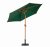 Green 2.5m Woodlook Crank and Tilt Parasol