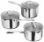 Stellar 7000 Draining Saucepan 3 Piece Set