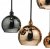 Dar Aurelia 15lt Bar Pendant Black Chrome & Multi Colour