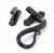 Black Locking Shepherd's Crook Fastener - RH