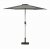 Grey 2.5m Crank and Tilt Parasol