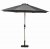 Grey 3m Crank and Tilt Parasol