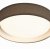 Searchlight Gianna LED Flush Ceiling Light Acrylic with Fabric Shade