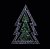 Premier Decorations 80cm Multi-Action Double Tree 180 LED - Green & White