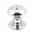 Polished Chrome 50mm Prestbury Mortice/Rim Knob Set