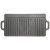 KitchenCraft Deluxe Cast Iron Griddle 45cm x 23cm